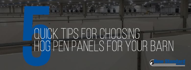 choosing hog pen panels